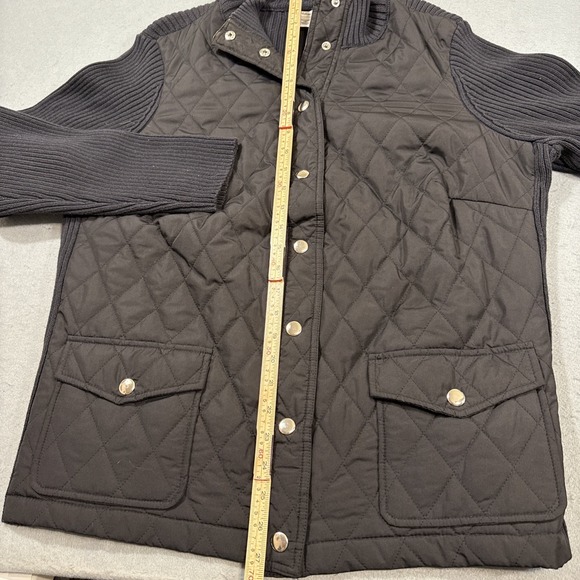 WOMENS XL SWEATER Croft and Barrow LAVENDER PINK 1/4 Zip Pullover CABLE KNIT - Picture 6 of 10